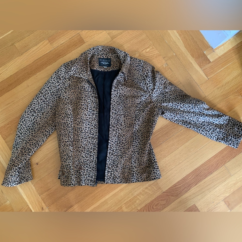 Stylish Leopard Print Jacket